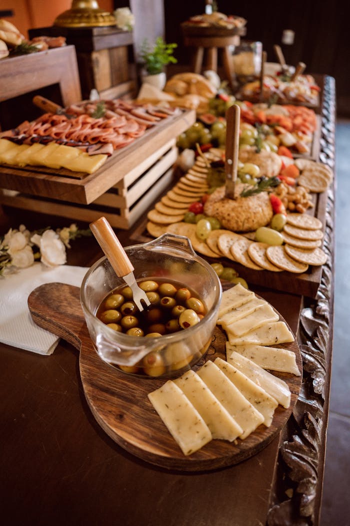 about-02 A beautifully arranged cheese and charcuterie table perfect for weddings.